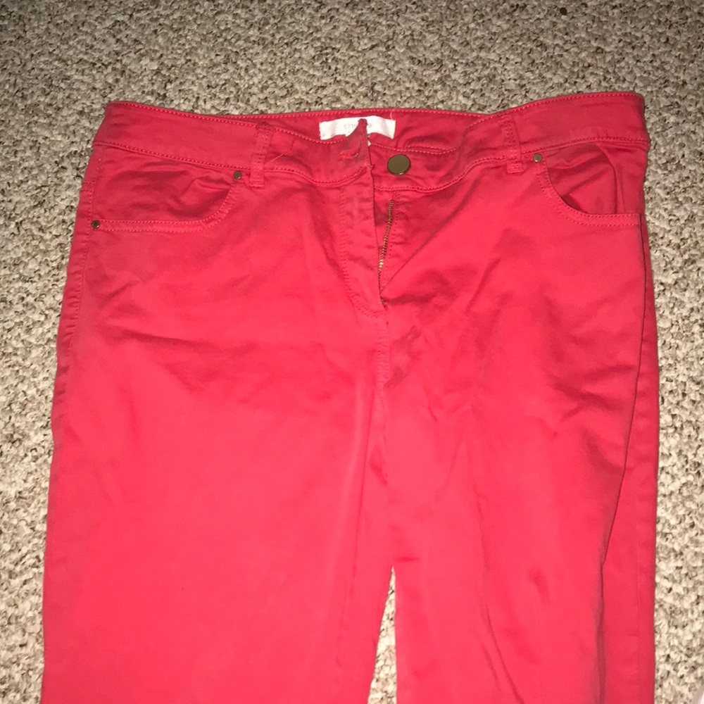 Red jeans